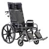 Drive Medical Sentra Wheelchair 20 Inches Full Reclining Back With Detachable Desk Arms - 1 Ea, Std20Rbdda