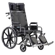 Drive Medical Sentra Wheelchair 20 Inches Full Reclining Back With Detachable Desk Arms - 1 Ea, Std20Rbdda