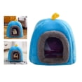 thumbnail image 3 of Cute Guinea Bed Hamster House Cloth Sack Sleeping Bag for Squirrel Blue, 3 of 8