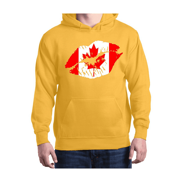 Mom's Favorite Unisex Canada Flag Hoodie Sweatshirt