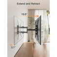 thumbnail image 3 of TV Wall Mount for Most 26-60 Inch TVs, Swivel and Tilt Full Motion TV Mount with Single Stud Perfect Center Design, Wall Mount Bracket Max VESA 400x400mm, Corner Mount Holds up to 77 lbs., 3 of 5