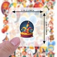 thumbnail image 6 of 35pcs-50pcs Adorable Animal Stickers Funny Clown Stickers Colorful Carnival Stickers for Luggage Laptop Suitcase, 6 of 9