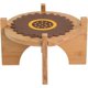 thumbnail image 1 of Dispensador de bebidas de agua de bambú, soporte para vaso, dispensador de jugo, limonada, líquido, base de encimera con tapete antideslizante, soporte para piso de plantas, adecuado para latas de, 1 of 8