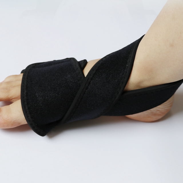 Foot Drop Brace Foot Valgus Corrector Belt Soft Elastic Orthopedic Device, Seamless Shoe Compatibility, Elastic OK Fabric, 24 Hours Wear Capability for Stroke