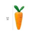 thumbnail image 2 of Carrot Plush Toy, Easter Plush Doll, Carrot Stuffed Plushie, Soft Carrot Toy, Carrot Plush Toys for Easter Gift, 1*plush doll, Orange, 5", Style A, 2 of 2