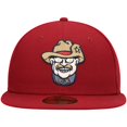 thumbnail image 2 of Men's New Era Red Frisco RoughRiders Authentic Collection Team Alternate 59FIFTY Fitted Hat, 2 of 6