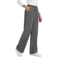 thumbnail image 3 of Fantaslook Wide Leg Jeans for Women Elastic High Waisted Drawstring Pants Pull On Baggy Soft Denim Pants with Pockets, 3 of 8