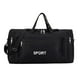 thumbnail image 3 of Bolsa de gimnasio para mujeres y hombres, ligera, multiresistencia, para entrenamiento. Negro, 3 of 9