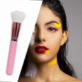 thumbnail image 5 of Pink Handle Foundation and Powder Brush for Makeup Application Tools, 5 of 5