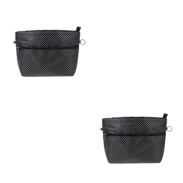 Guardoinrt Expandable Purse Organiser For Traveling And Daily Stylish Cloth Expandable Purse Organiser With Zip Closure Starry Sky 2Set