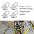 thumbnail image 4 of Boat Anchor Clip, 3/8-5/8 Inch Opening Quick Release Boat Anchor Hook 316 Stainless Steel  for Trailer, 4 of 7