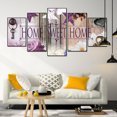 thumbnail image 4 of Cuadros Decorativos 11CT punto de cruz completo hogar dulce hogar estampado DIY 5 paneles bordado Kits Sywqhk Nuevos Originales, 4 of 9