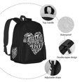 thumbnail image 4 of Faith Hope Love Christian Casual Backpack Lightweight Large Capacity Durable Laptop Backpack For School Work Picnic Camping Shopping Hiking Travel, 4 of 7