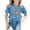 Blue, variant on Toddler Girls Summer Casual Tops Crew Neck T Shirts Carnival Print Short Sleeve T Shirt Top Size 2-3T , Yellow