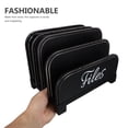 thumbnail image 3 of Hemoton 1 Set Desk File Organizer with 4 Slots Wood Desktop File Holder Mail Organizer Envelope Paper Organizer Counter File Organizer for Document Letter, 3 of 8