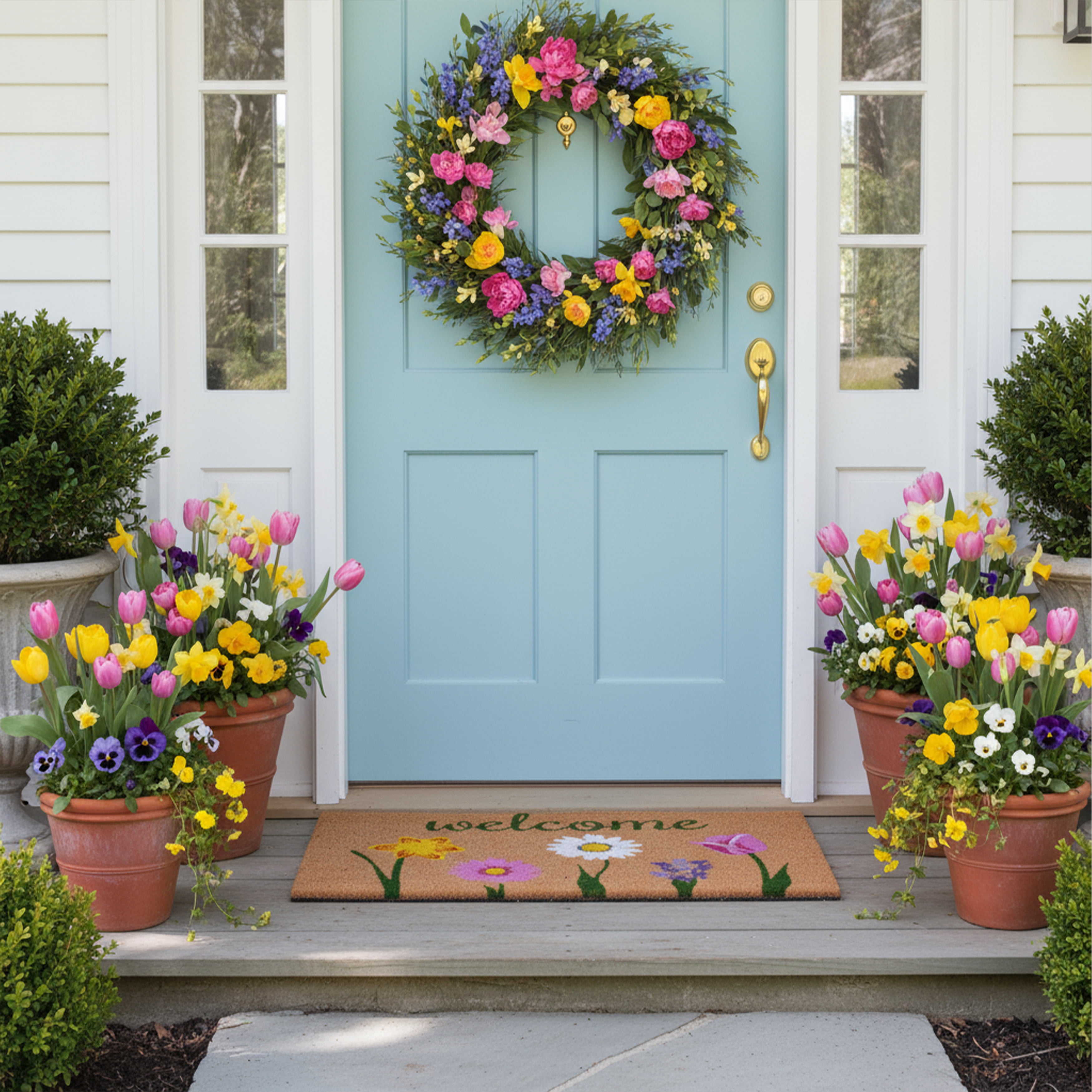 Calloway Mills Carmine Outdoor Doormat
