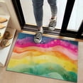 thumbnail image 2 of Colorful Tie Dye Wave Pattern Door Rugs,Washable Non Slip Door Mats Indoor,Decorative Door Mats,Entry Mat Indoor for Entrance,Bedroom,Kitchen,Bathroom,20"x32", 2 of 6