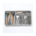 thumbnail image 1 of Expandable Cutlery Drawer Organiser, Utensil Organiser For Kitchen Drawers, Adjustable Silverware O, 1 of 5
