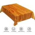 thumbnail image 6 of 60x84inches Rustic Wood Grain Tablecloth Natural Wooden Texture Rectangle Table Cloth Spillproof and Wipeable Polyester Fabric Table Cover for Farmhouse Kitchen Dining Room Themed Party Decor, 6 of 7