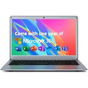Jumper Ultra Thin 13.3" Laptop 4GB RAM 128GB ROM Notebook Computer Windows 10 Dual Band Laptops, Support 1TB SSD Extansion, Free Gift 1 Year of Office, Intel Celeron