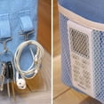 thumbnail image 5 of Bedside Caddy/Bedside Storage Bag Hanging Organizer for Bunk and Hospital Beds,Dorm Rooms Bed Rails,Can be Placed Glasses,Books,Mobile Phones,Keys, 5 of 9