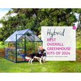 thumbnail image 3 of CANOPIA by PALRAM Hybrid 6 ft. x 4 ft. Greenhouse Kit - Silver, 3 of 8