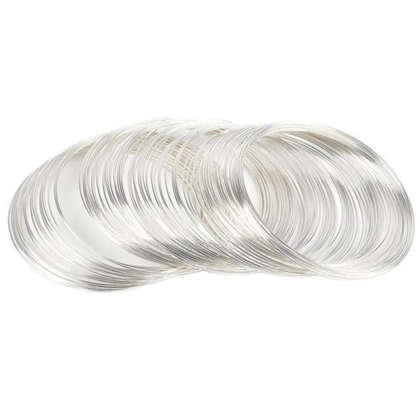 Alambre artesanal de acero inoxidable perfecl 0,6 Mm para Pulseras Pendiente DIY Dorado
