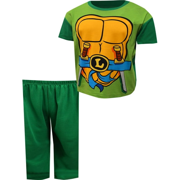 Briefly Stated Mens Teenage Mutant Ninja Turtle Leonardo Look Alike Guys Pajama (Medium)