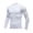 White#110511BB, variant on Mens Compression Shirt, Cool Dry Long Sleeve Workout Shirts, Running Athletic Football Gym Base Layer Tops Beige XXXL