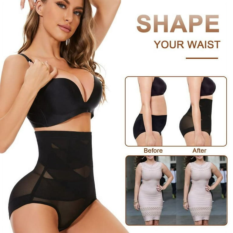 Shapewear for Women Tummy Control High Waisted Body Shaper Extra Firm Girdle  Waist Slimmer Stomach Shapewear, Black-3XL 