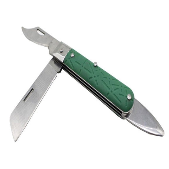 Moonsky Foldable Grafting Knife, Stainless Steel Budding Tool for Fruit Trees and Seedlings, Portable Bark Lifter for Gardeners, 1-Piece