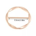 thumbnail image 3 of GKNET Round Shape Elegant Tee Shirt Clips Scarf Buckles T Shirt Clip Ring Clothes C_tu-Gold 2, 3 of 9