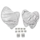 thumbnail image 2 of Parasol de techo de vidrio, aislamiento térmico, protección UV, tipo dividido, reemplazo para Tesla modelo Y 2021 a 2023, gris, 2 of 9