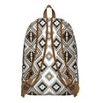 thumbnail image 3 of Vintage Style Bohemian Backpack Unisex, Spacious Boho Bookbag with Front Pocket, Durable Daypack for College High School, Work Travel Vacation, Excellent Gift Idea, 3 of 5