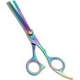 thumbnail image 5 of Regale Frazier Pro Rainbow Finish Haircutting Thinning Razor and Comb Kit, 5 of 5