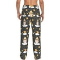 thumbnail image 3 of Fotbe Cute Bee Gnome Men's Pajama Pants,Sleepwear Pants,Pj Bottoms Drawstring And Pockets-Large, 3 of 9