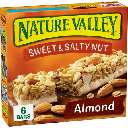 Nature Valley Granola Bars Sweet and Salty Nut Almond 6 Bars - 1.2 oz