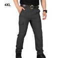 thumbnail image 4 of Minnieouse Pantalones Cargo multibolsillos para hombre, monos transpirables ligeros de secado rápido para exteriores de verano para senderismo y Prendas para la parte inferior del cuerpo Negro 4XL, 4 of 6