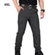 thumbnail image 3 of Qarigey Pantalones Cargo de secado rápido para hombre, impermeables, de fondo largo, de gran tamaño, transpirables, para senderismo, Prendas para la parte inferior del cuerpo Negro 4XL, 3 of 6
