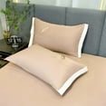 thumbnail image 2 of VOAVEKE Summer Solid Color Pillowcase for Sleeping,Throw Pillowcase for Bed,Pillowcase Polyester Sleep Pillowcase Good For Sleeping Soft Breathable Sleep Cooler Pillowcase 5 Colors 2pcs, 2 of 5