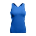 thumbnail image 5 of CRZ YOGA Butterluxe Workout Tank Tops for Women Racerback Padded Yoga Athletic Shirt with Built in Bra, 5 of 6