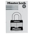 thumbnail image 2 of Padlock Master Lock de acero laminado con doble cierre, paquete de 6, 2 of 2