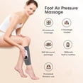 thumbnail image 2 of Calf Air Compression Massager for Circulation and Pain Relief, Leg Massager with Heat, Relieve Fatigue, Help for Edema and Varicose Veins, Gifts (Calf: Within 22.5 inches), 2 of 19