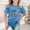 Z002-Blue, variant on Girls Kids T Shirts 2026 Cute 100 Days Of School Printed Short Sleeve Pullover Tops Loose Comfy Pullover Casual School Wear Tees