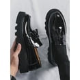 thumbnail image 3 of Brock Style Men's Pu Leather Shoes, Business Dress Shoes With Soft Sole For Formal & Casual Occasions, Spring & Autumn Wedding Shoes For Groomsmen & G, 3 of 5