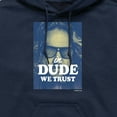 thumbnail image 2 of The Big Lebowski - In Dude We Trust - Men's Pullover Hooded Fleece Sweatshirt, 2 of 4