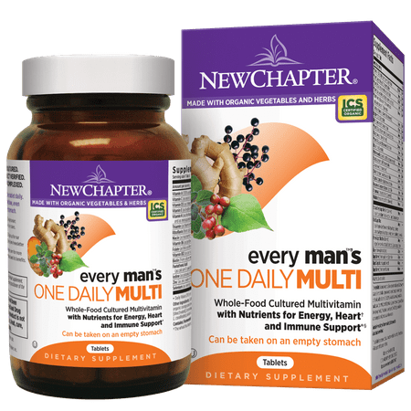 New Chapter Every Man One Daily Whole Food Multi Tablets, 24