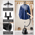 thumbnail image 5 of SALAV® 1500 Watts Adjustable Home Commercial Fabric Iron Garment Steamer, Black, 5 of 8