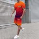 thumbnail image 2 of Playeras De Algodón Para Hombre, Camiseta Holgada Con Estampado De Letras De Ciudad Para Hombre, Conjunto De Ropa Deportiva De Verano, Ropa Deportiva Informal, 2 of 4
