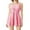 Pink, variant on ZZwxWA Two Piece Tankini Swimsuits for Women Belly Control Bathing Suit Flowy Mesh Tankini Dress with Bottom Summer Swimwear